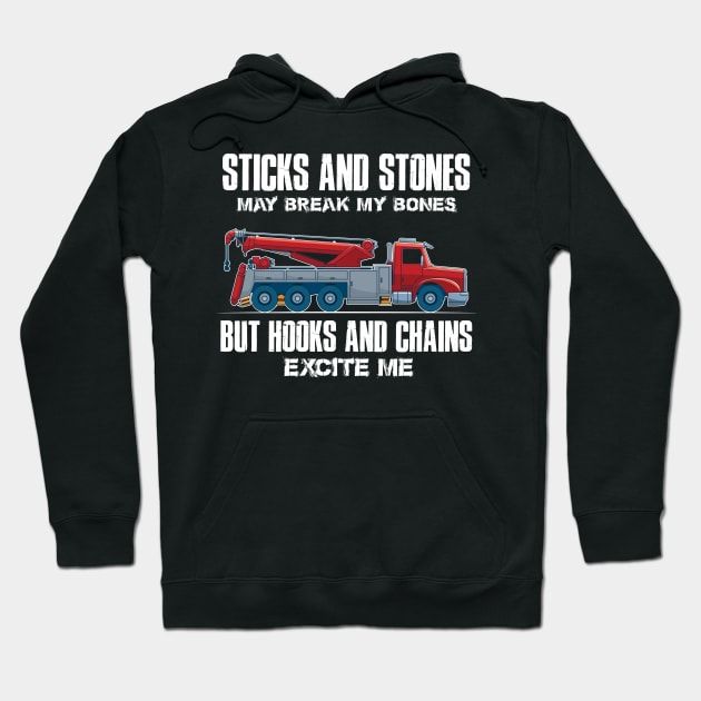 tow truck driver shirt gift Hoodie by woormle